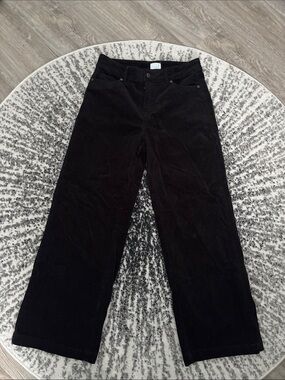 Classic Black Women's Corduroy Pants